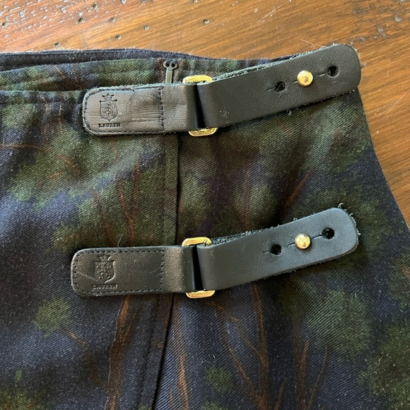 Vintage Ralph Lauren Equestrian Wool Wrap Midi Skirt - Picture 2 of 6